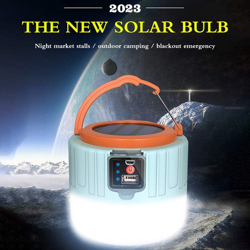 Portable Outdoor Solar Bulb Lamp Torch Light Usb Rechargeable Tent Lantern Emergency Flash Solar Led Camping Light