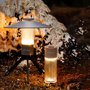 High Quality Outdoor Waterproof Ipx5 Solar Power Charging Latern Led Camping Usb Rechargeable Solar Camping Lamp