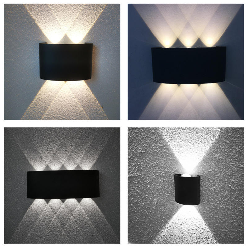 4W 6W 8W 12W Modern Decorative Wall Led Light Battery Operated Indoor Sconce Lamp Bedroom Lighting Wall Lamps