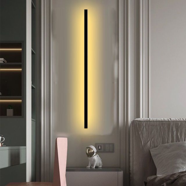 Creative Minimalist Bedroom Decoration Long Strip lamp bedside wall lamp Light Fixtures 60cm 80cm 100cm 120cm Wall lights