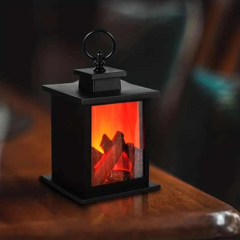 Home Decorative Lamp Flameless Flickering Dancing LED Night Light Flame Effect Led Flame Lamp Fireplace Lantern