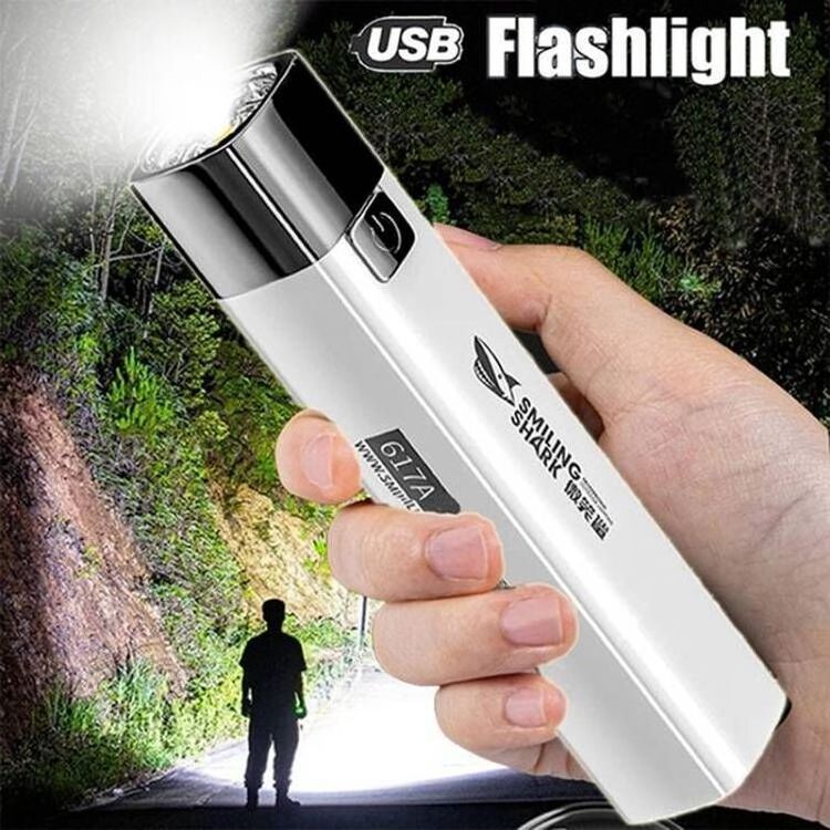 Outdoor Led Flashlight Rechargeable  flashlight 100000 lumens Charging Power Bank Multifunctional Bright Household Durable Lamp