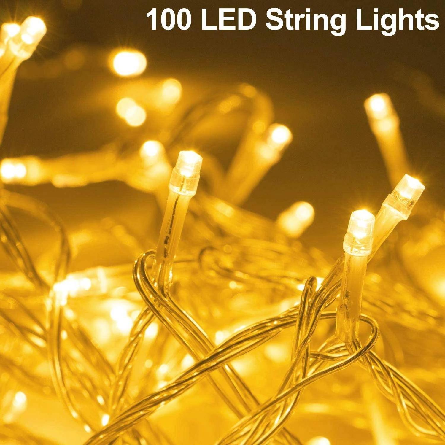 10M 100LED Christmas Tree Lights Waterproof Wedding Home Garden Holiday Decoration Outdoor LED Christmas Fairy String Lights