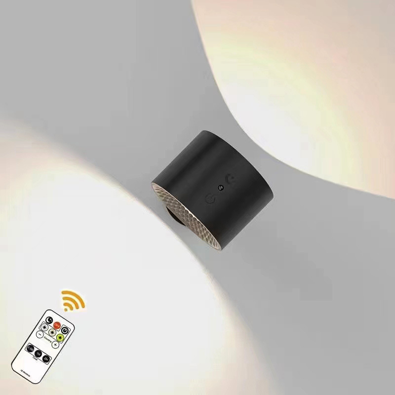 Magnetic Charging Bedroom Bedside Reading Light LED Touch Remote Control 360 Degrees Rotating Decorative Wall Lamp