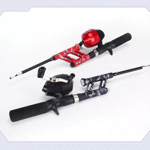 76cm Telescopic Kids Fishing Poles Fishing Rod and Reel Combo Kit boat Ice raft rod