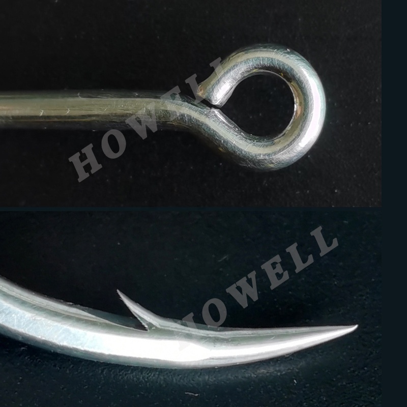 bkk 5x 8062 model 1/0-13/0 heavy jig hooks vertical eye in stock sea fishing jigging hooks