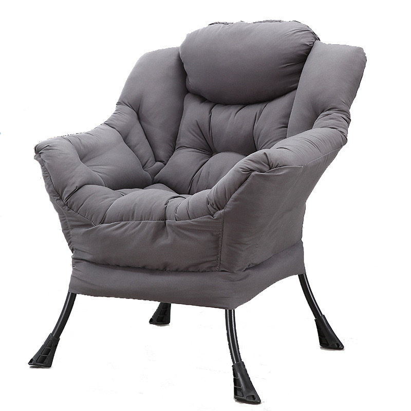 Ottoman Modern Lounge Accent Chair with Armrests and a Side Pocket Reading Chair with Footrest for Small Space, Corner Chair