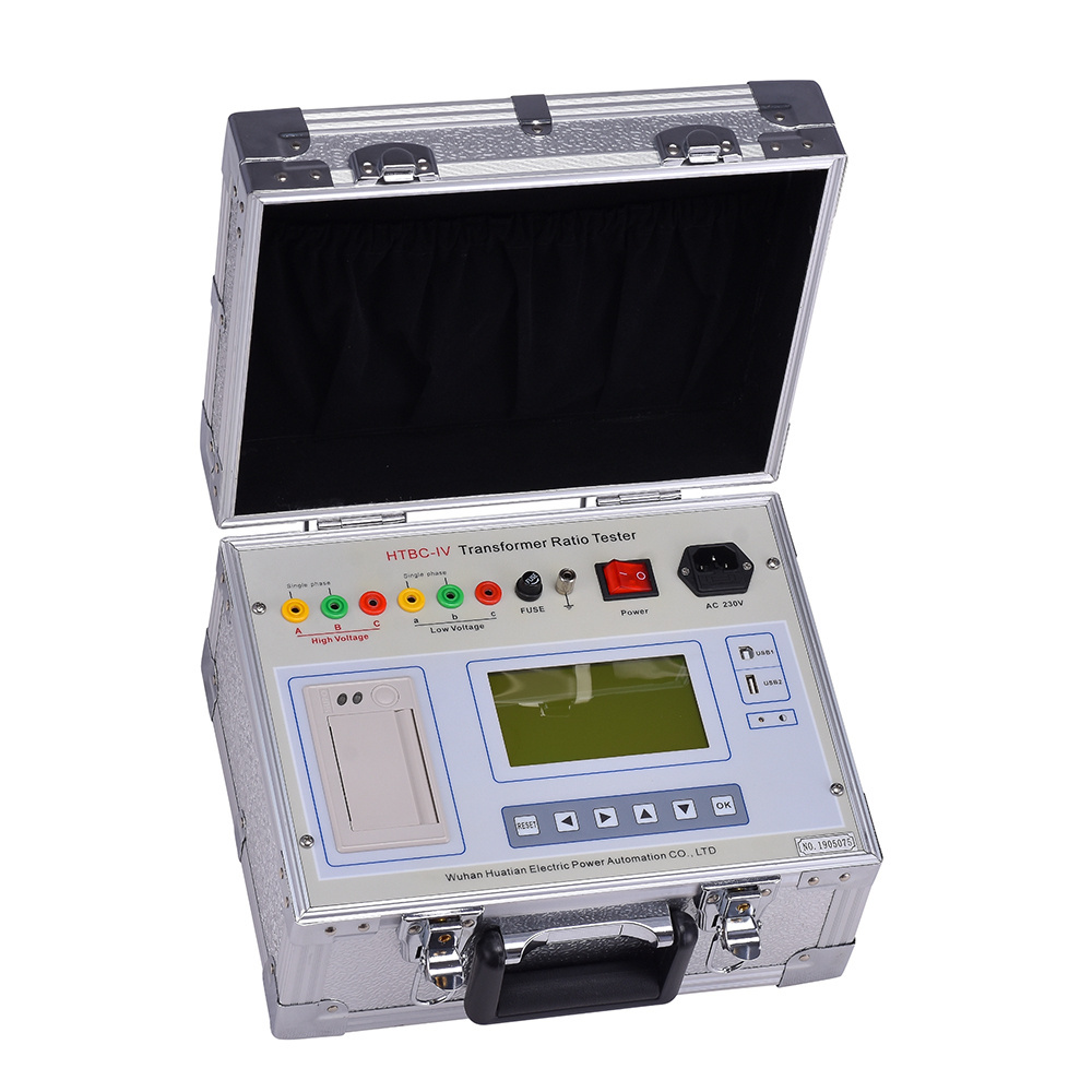 B UHV-331 Portable Power Transformer transformation Turn Ratio Tester / ttr meter automatic transformer Ratio Tester