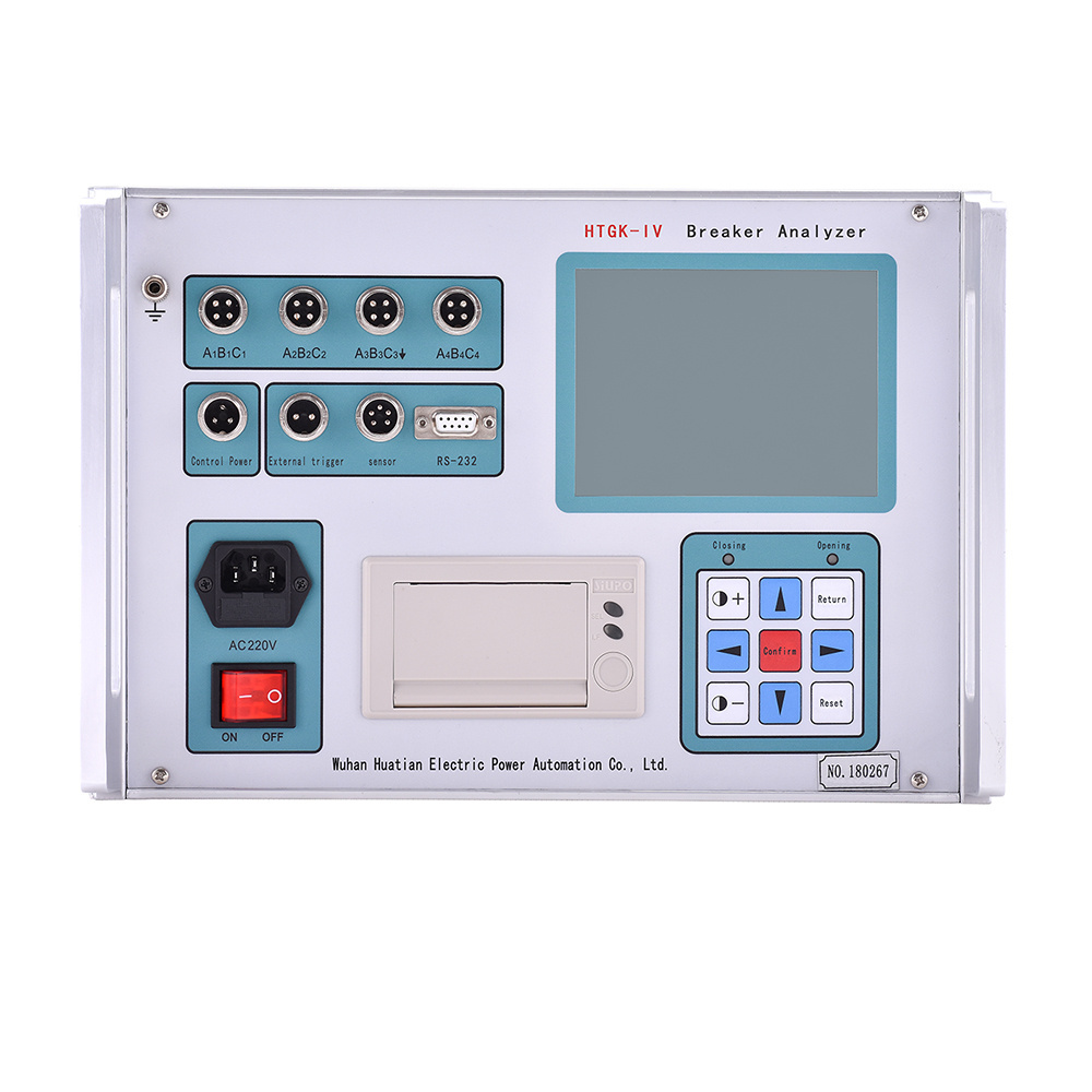 B UHV-404 High Voltage Switch Comprehensive Tester CB Analyzer Circuit Breaker Action Characteristic Tester