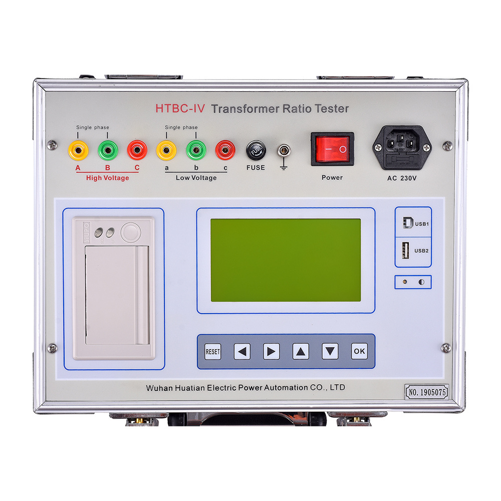 B UHV-331 Portable Power Transformer transformation Turn Ratio Tester / ttr meter automatic transformer Ratio Tester