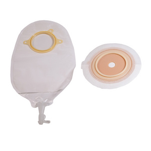 Medical Adhesives Two-piece Open Size 45mm 50mm 57mm 60mm 70m Urostomy Stama Bag,Ostomy Urine Bag