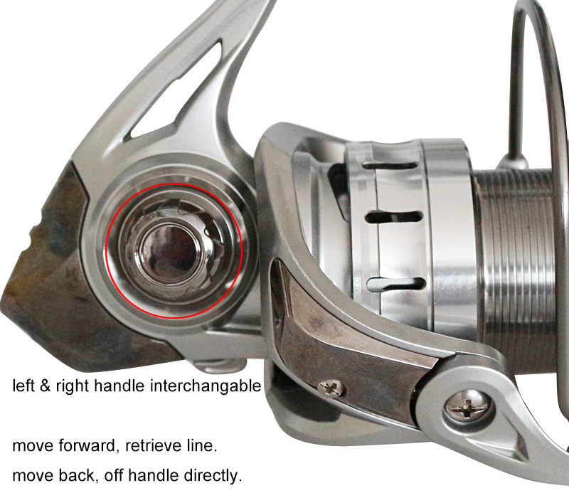 Carbon fiber material light weight spinning reels for fishing