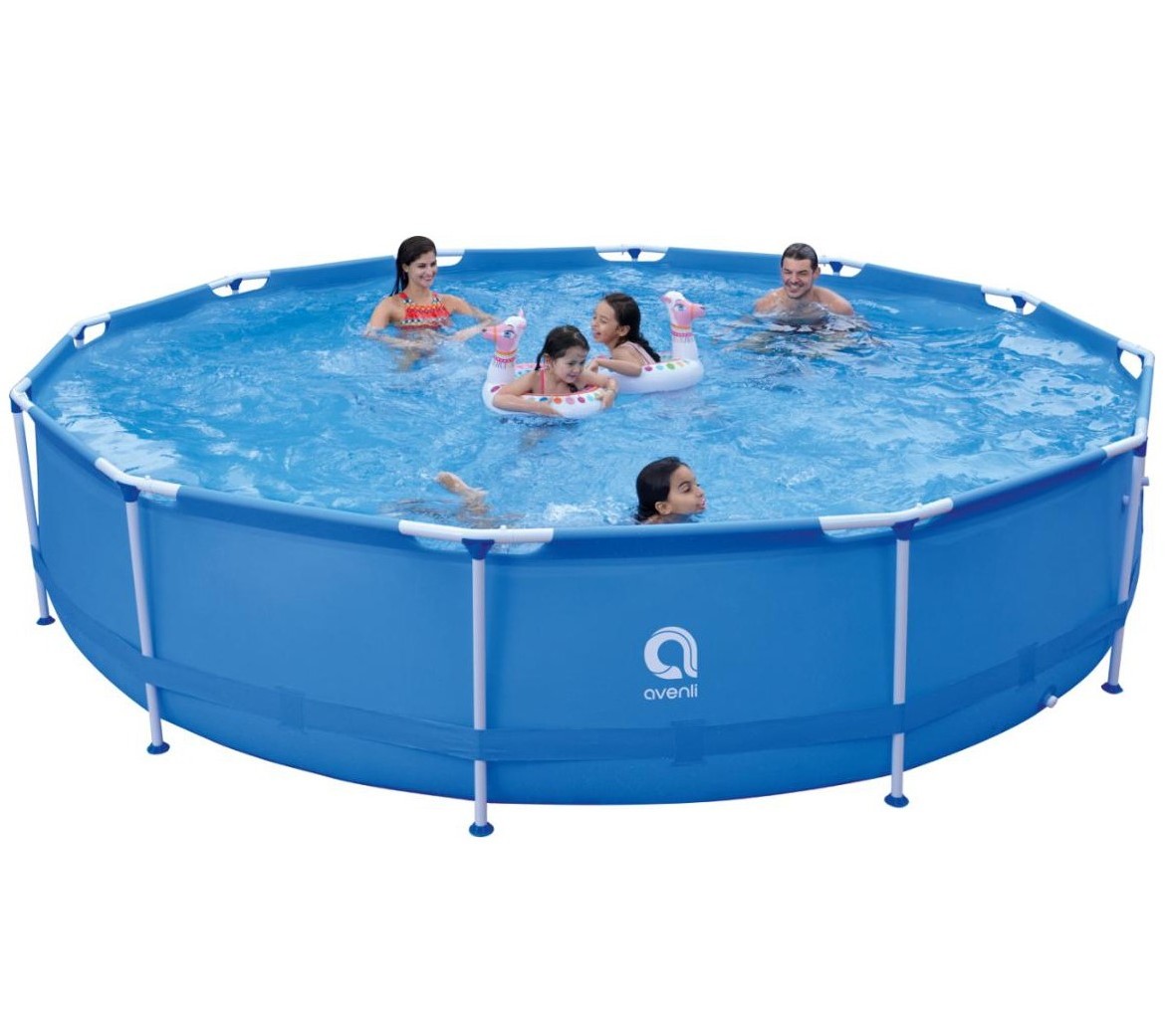 Jilong Avenli 17800 Sirocco Blue Round Steel Frame Pools family size swimming pools 420cm x 84cm