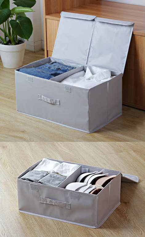 Foldable Fabric Storage Drawer Dividers Boxes Sock Bra and Underwear Storage Organizer