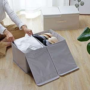 Foldable Fabric Storage Drawer Dividers Boxes Sock Bra and Underwear Storage Organizer