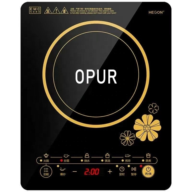 OPUR Touch Screen Waterproof Induction Cookers Induction Cooktop Single  Electric Solar Hot Plates