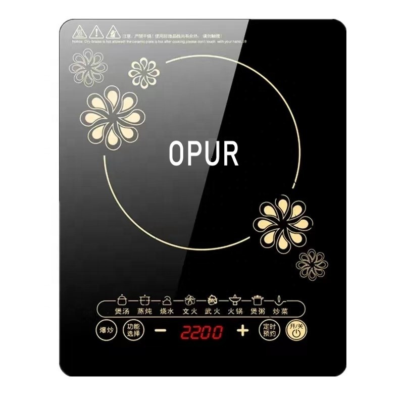 OPUR Touch Screen Waterproof Induction Cookers Induction Cooktop Single  Electric Solar Hot Plates