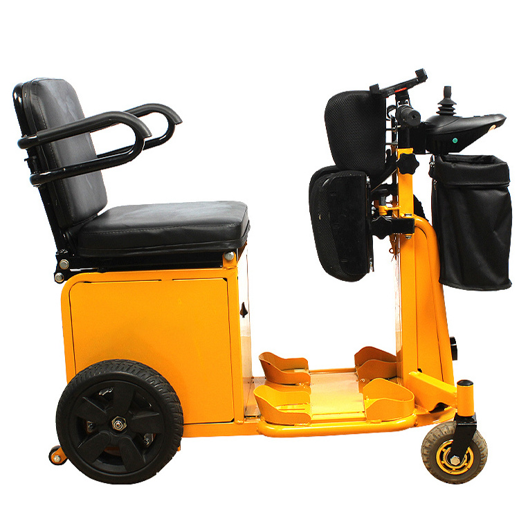 Standing Elderly Disabled Scooter Four-Wheel Rehabilitation Training Electric Mobile Wheelchair Walker Health Care Supplies