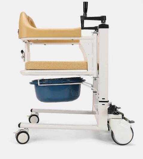 Home Care Transfer Lift Portable Patient Lifter Commode Chair For Elderly