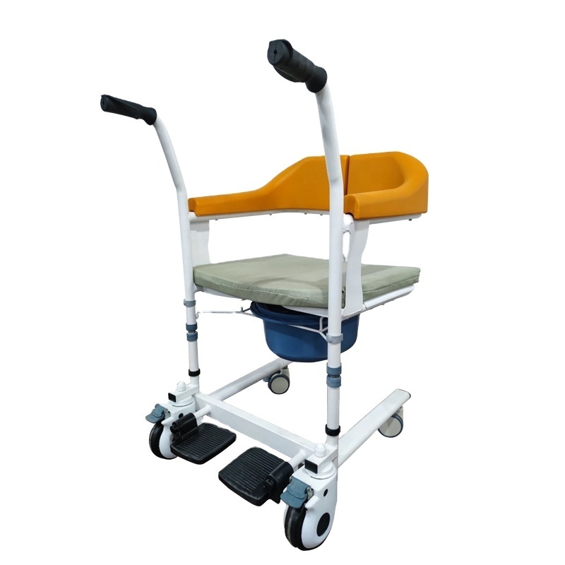 Hot Sale Wheelchair Toilet Commode Chair Electric Patient  Lifting Transfer Chair For Elderly And Disabled