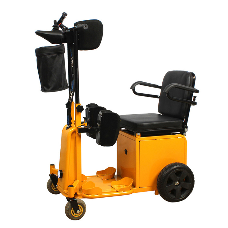 Standing Elderly Disabled Scooter Four-Wheel Rehabilitation Training Electric Mobile Wheelchair Walker Health Care Supplies