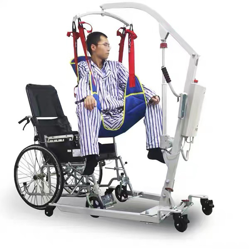 Health Care Adjustable Elderly Transfer Wheelchair Disabled Patient Electric Patient Transfer Bed To Wheelchair For Home