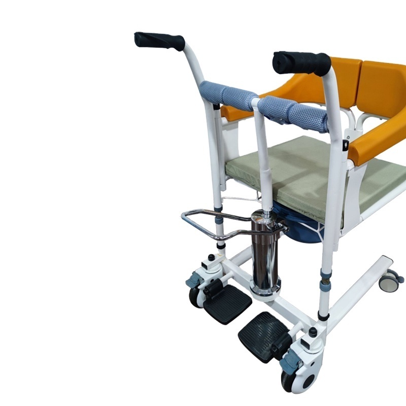 Hot Sale Wheelchair Toilet Commode Chair Electric Patient  Lifting Transfer Chair For Elderly And Disabled