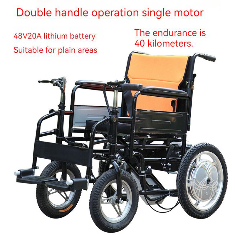 Lithium Battery Foldable Wheelchair Wheels Off Road Electric Powered Wheelchair Used For Sale