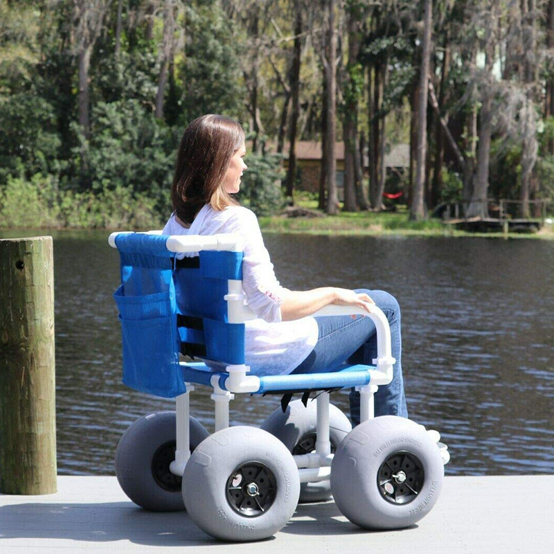 High Quality Small Outdoor Manual Off Road Wheelchair Medical Equipments Silla De Ruedas Beach Wheelchair