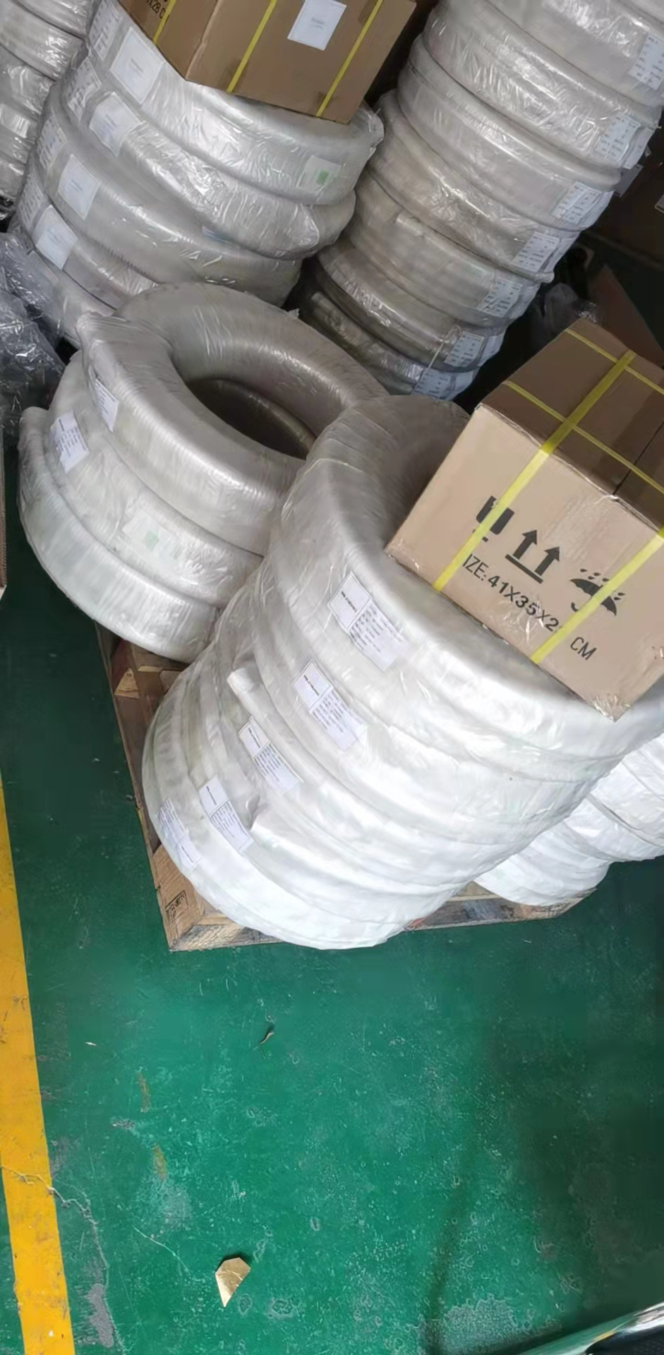 Hot Tub Fittings Plastic Water Pipe White Flexible Tub Soft PVC Hose