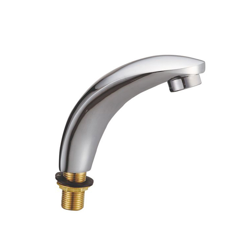 Modern Bathroom Deck Mount Stainless Steel Bath Tub Faucet Spout