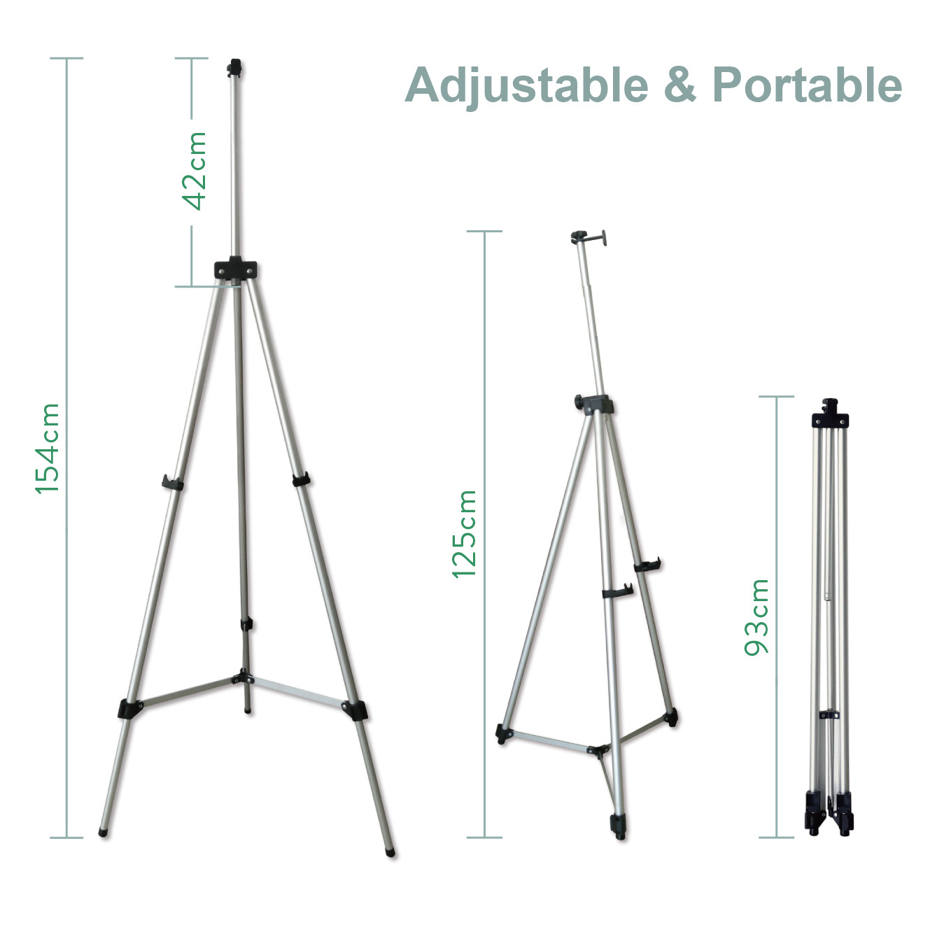 Magnetic football tactics dry erase board with tripod stand