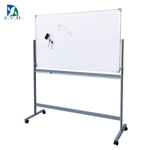 Revolving whiteboard office whiteboard stand mobile whiteboard