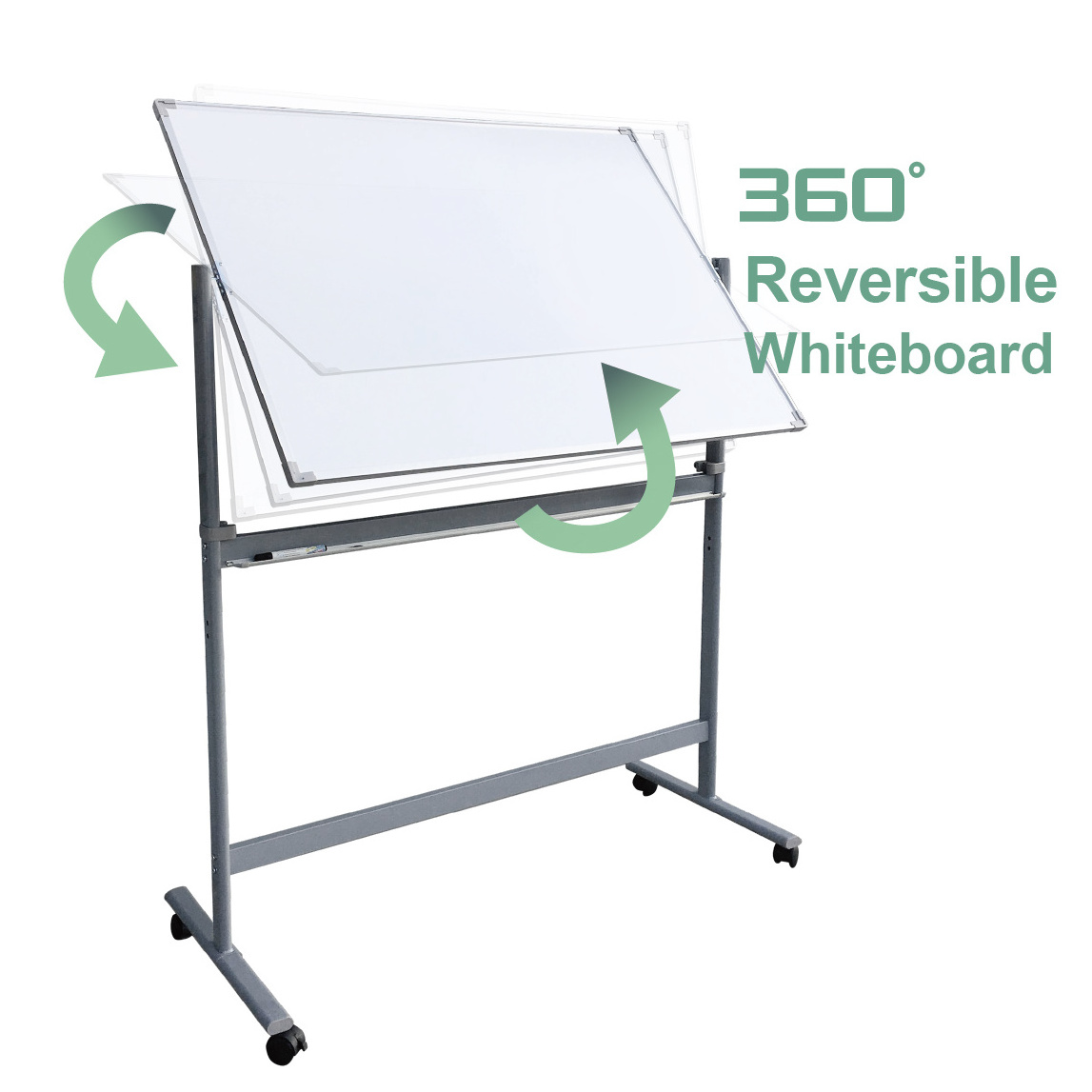 Revolving whiteboard office whiteboard stand mobile whiteboard