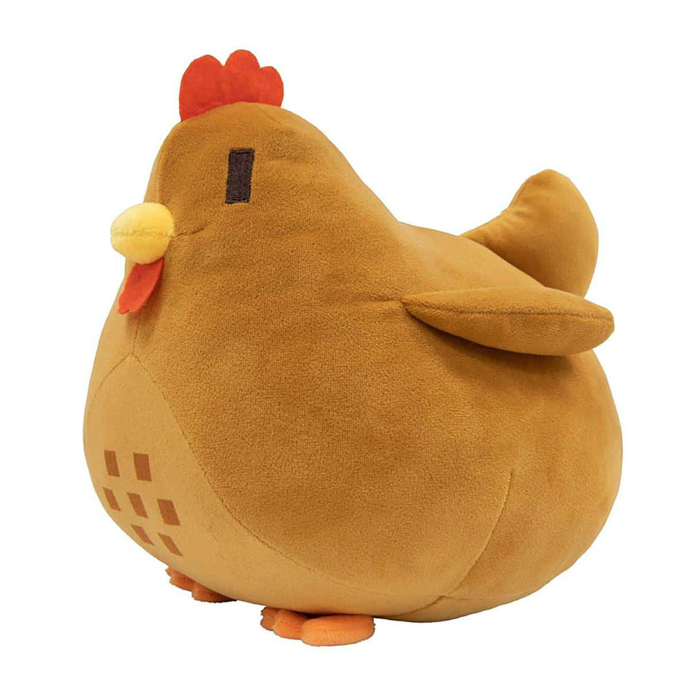 20cm/7.87in Chicken Plush Toy Simulation Mother Hen Chicken Pillow Stuffed Doll for Kids Star Dew Valley Game Gift Home Decor