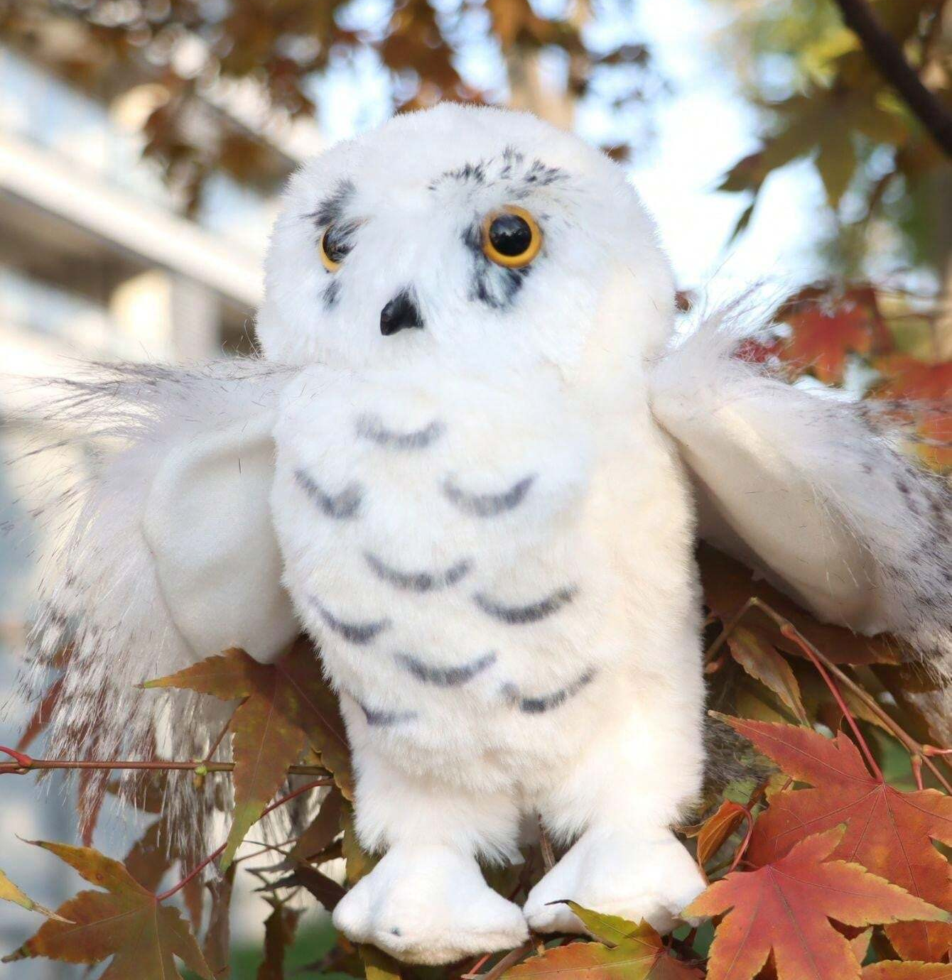 20cm/7.8in Cute Snowy Owl Plush Toys Creative Lovely Stuffed Animal Plush Owls Kids Gifts For Birthday Christmas Decoration