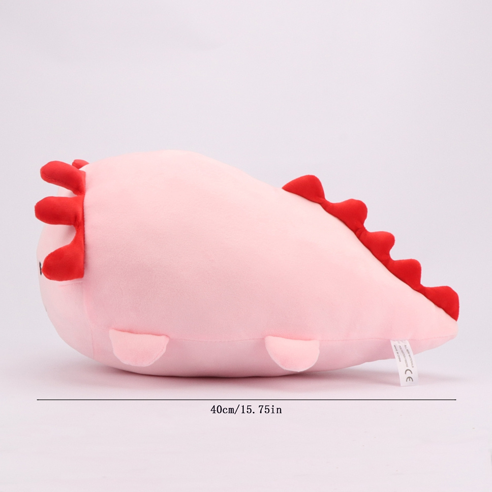 40cm Pink Axolotl Plush Toy Soft Stuffed Animal Cartoon Plushie Axolotl Dolls Kids Adults Gamer Gift Home Decoration