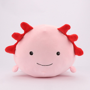 40cm Pink Axolotl Plush Toy Soft Stuffed Animal Cartoon Plushie Axolotl Dolls Kids Adults Gamer Gift Home Decoration