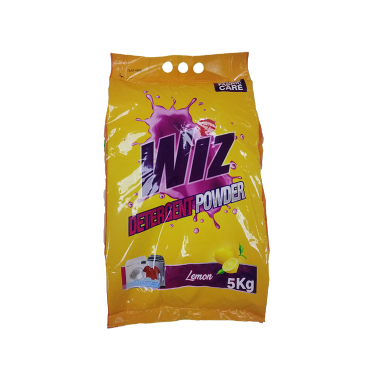 Unbeatable Quality of 5kg Wiz Clothes Washing Detergent Powder Manufactured in UAE Available with Custom Logo at Low Price