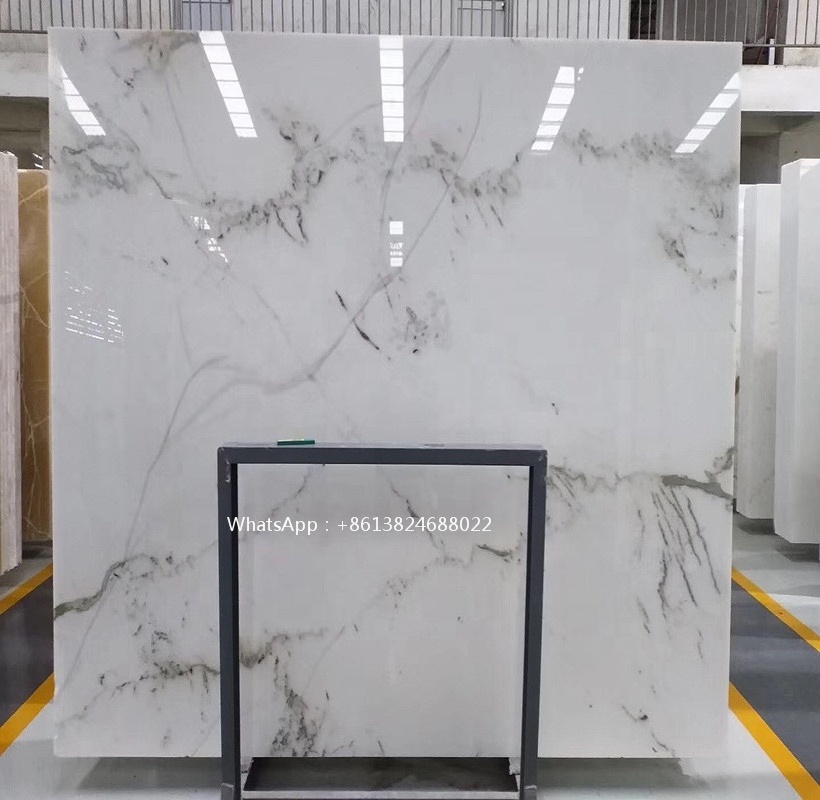 white marble flooring tiles and wall panels for home and hotel projects from Vietnam FACTORY