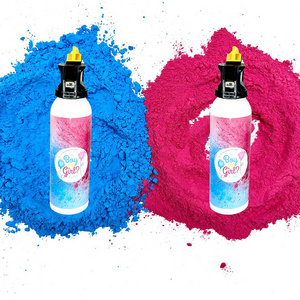 Holi Color Powder Spray Blaster Cannon Boy or Girl Gender Reveal Extinguisher Smoke Blaster Powder Shooter For Baby Party