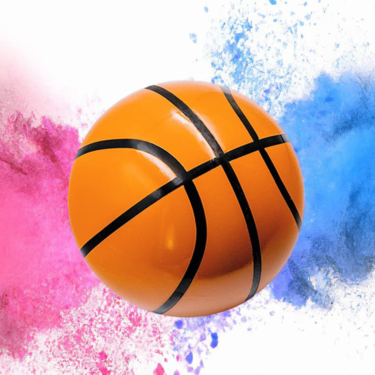 Baby Shower Party Boy or Girl Gender Reveal Powder Smoke Basketball Gender Reveal Smoke Bomb Ball