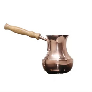 2024 New Indian Hand made copper milk pot luxury design Hot selling kitchen accessories coffee tea and milk pot