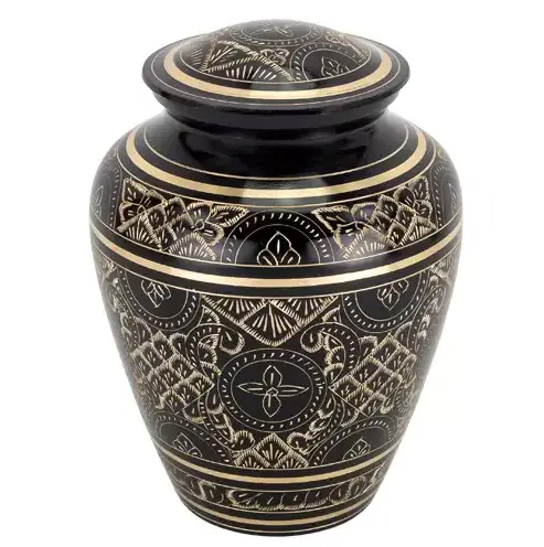 Customized Color Metal Pet Cremation Urns Medium Size Handmade Designer Funeral Supplies Urn Classic Stylish Memorable Pet Urns