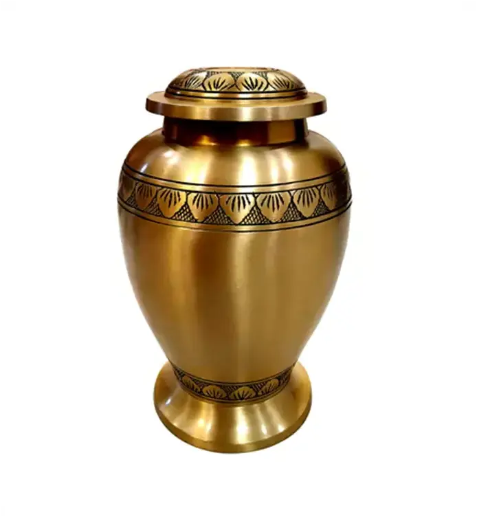 Customized Color Metal Pet Cremation Urns Medium Size Handmade Designer Funeral Supplies Urn Classic Stylish Memorable Pet Urns