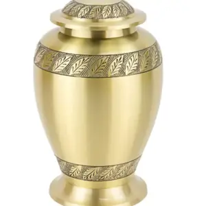 Durable Quality New Design Funeral Home Supplies Brass Pet Cremation Urns Keepsake Urn Wholesale Cremation Urns