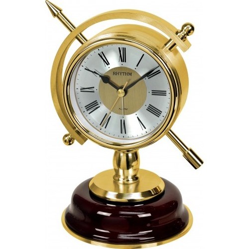 Vintage Look New Black Metal desk table clocks custom Analog retro alarm clock with night light for Living Room Bedroom Desk