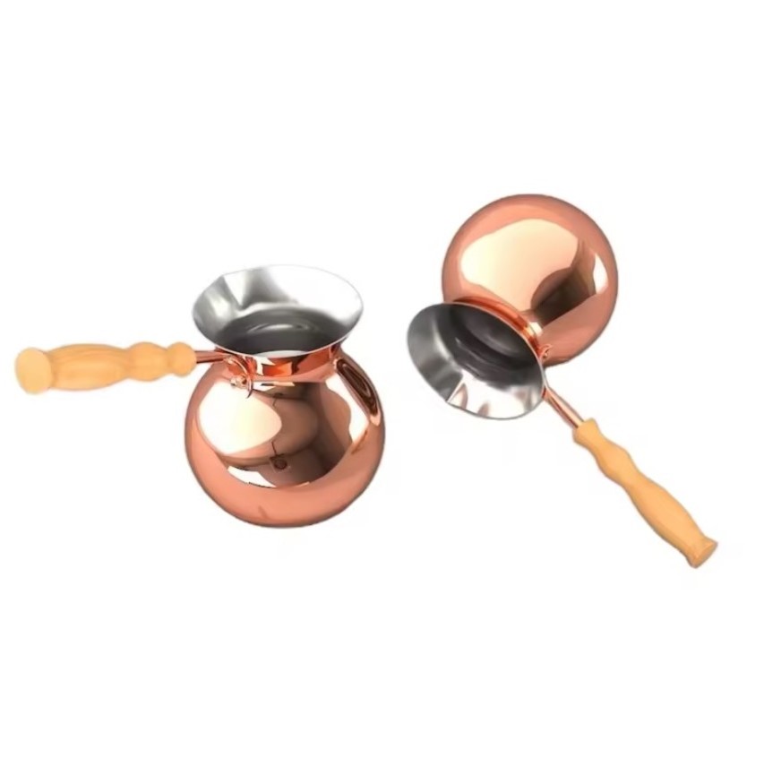 Premium Quality Indian Hand made copper milk pot luxury design Hot selling kitchen accessories coffee tea and milk pot