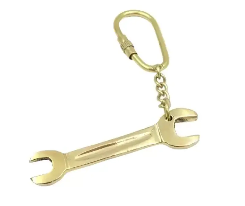 Pure Solid Brass Key Chain Long Lasting Quality Modern Customized Design Key Chain Key ring Perfect For Key Holding