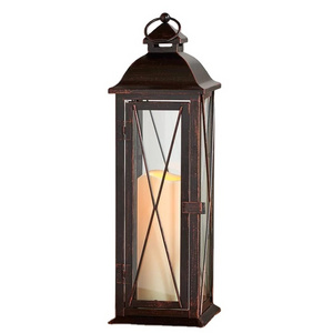 Best Quality Emergency classic outdoor indoor decorative wild rustic finished vintage glass metal burning Floor Metal Lantern